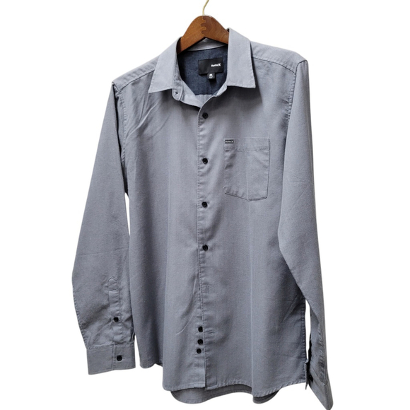 Hurley Men's Long-Sleeves Shirt Size Medium. Excellent Condition Pre-owned - Picture 3 of 7